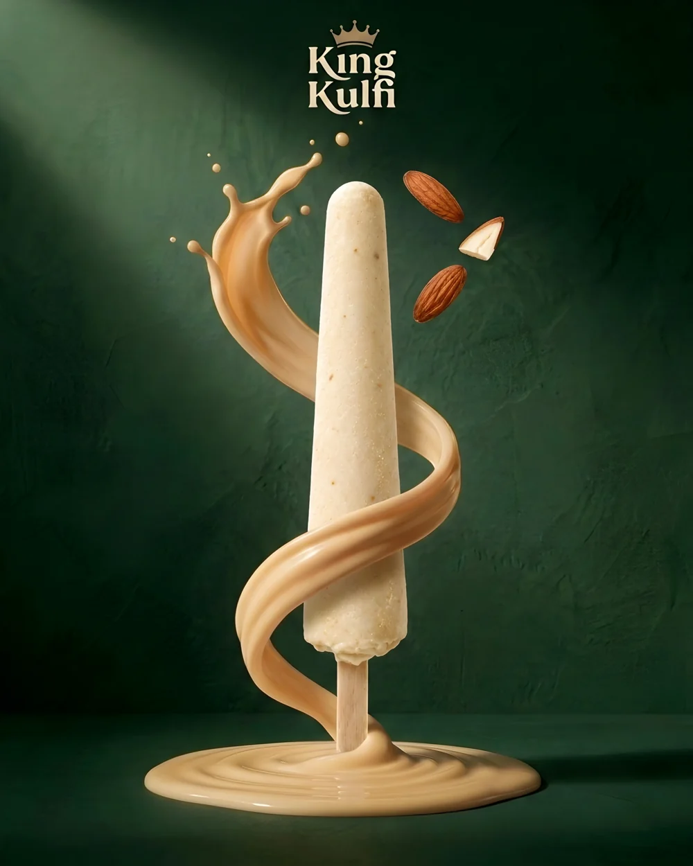Almond kulfi